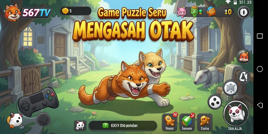 Tampilan gameplay 567TV yang menarik dan penuh warna.