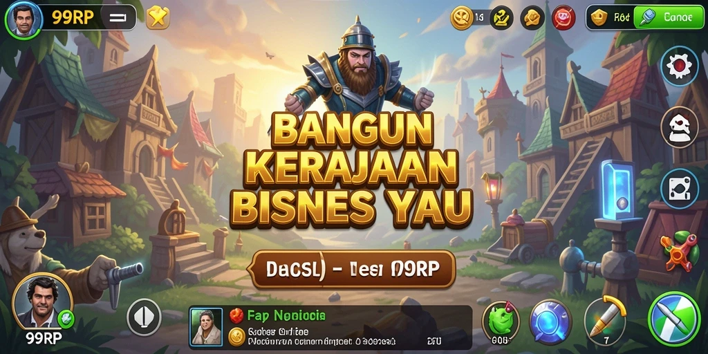 Tampilan gameplay 99RP dengan elemen Tycoon yang menarik.