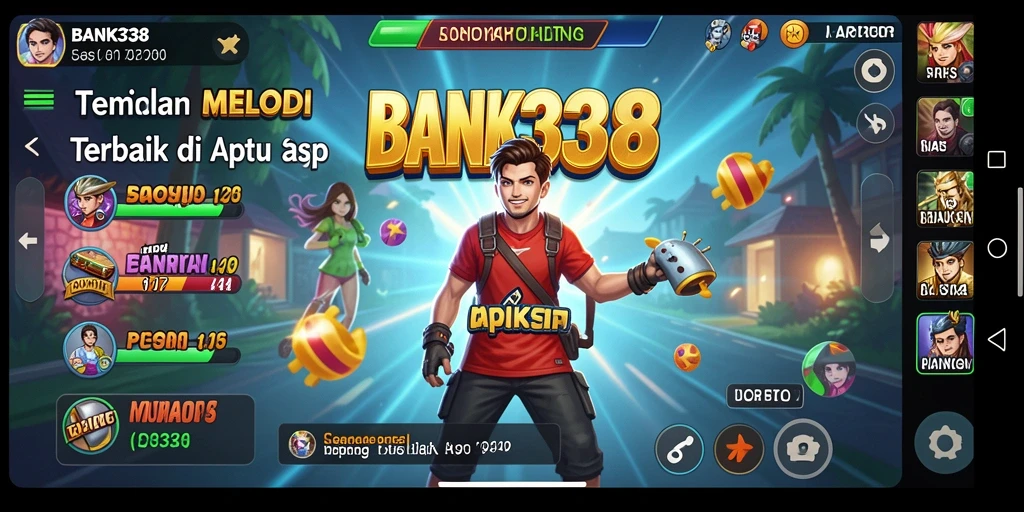 Tampilan gameplay BANK338 dengan berbagai tantangan musik menarik.