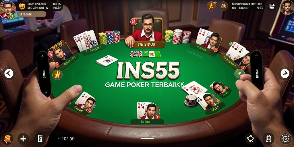 Tampilan gameplay poker yang menarik dan penuh tantangan.