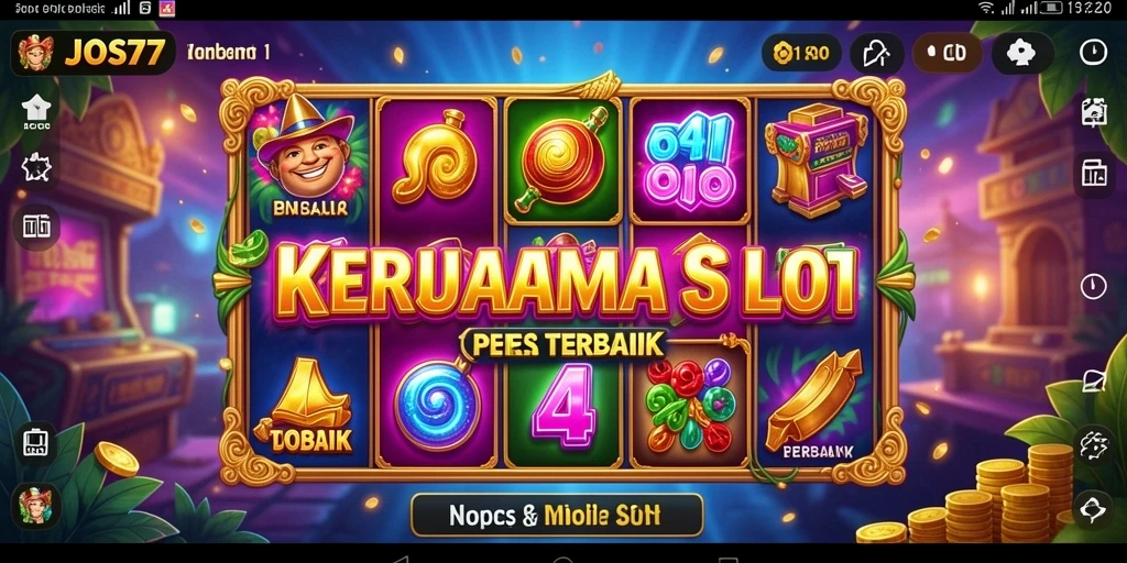 Tampilan utama gameplay JOS77 yang menampilkan keseruan permainan slot.
