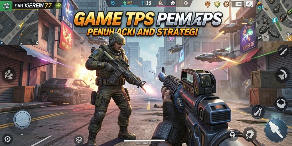 Screenshot gameplay KEREN77 menampilkan aksi tembak-menembak yang mendebarkan.