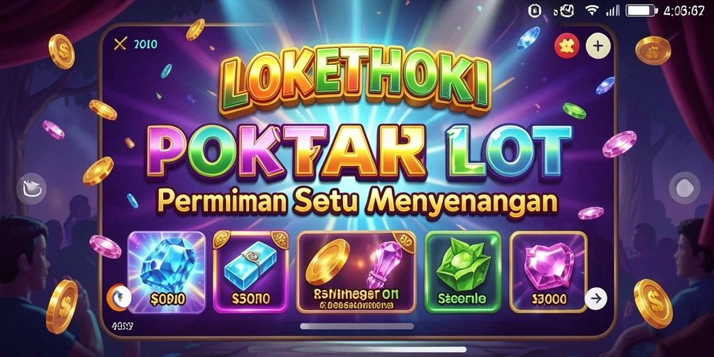 Screenshot LOKETHOKI menampilkan gameplay Slot yang menarik dan penuh warna.