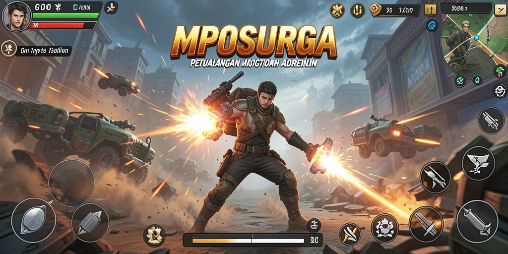 Screenshot gameplay MPOSURGA menampilkan aksi seru dengan grafis menawan.