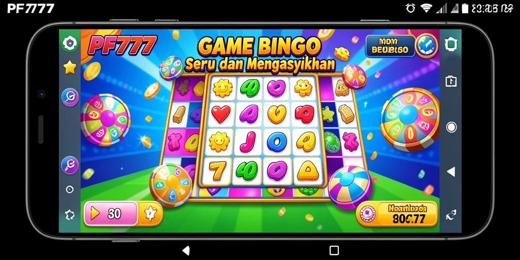 Screenshot utama PF777 menampilkan gameplay Bingo yang menegangkan dan seru.