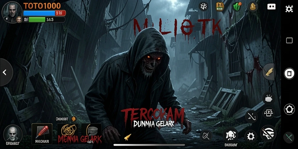 Tampilan seram dan gameplay menegangkan di TOTO1000.