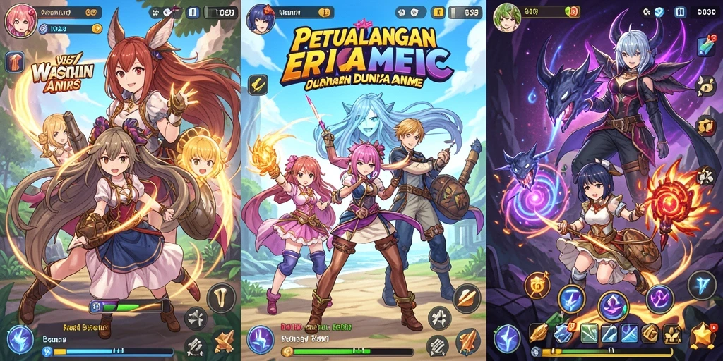 Tampilan gameplay menakjubkan dan aksi seru dari W67.